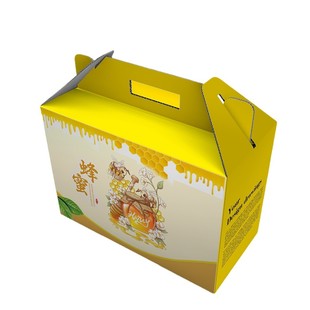 Подарочная коробка для меда подарочная коробка на заказ Шаньдун гофрированная коробка на заказ ручная упаковка для еды подарочная коробка на заказ