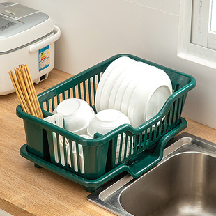Draining dish rack dish storage rack sink storage rack tableware household kitchen table tableware water filter storage box
