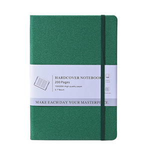 a5 elastic strap this custom logo matte texture hard surface student notebook business office notepad wholesale