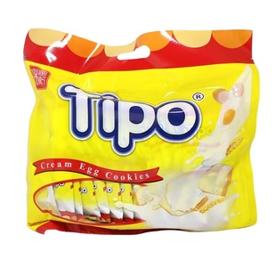 Vietnam imported Tipo bread biscuit milk durian flavor 270g children's casual snacks full box 12 bags Wholesale
