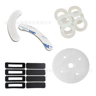 Self-adhesive 3m silicone gasket round silicone non-slip gasket rubber gasket die-cut Velcro silicone foot gasket