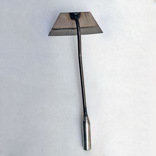 35cm iron handle trapezoidal small hoe garden tools field weeding tools gardening loosening tools