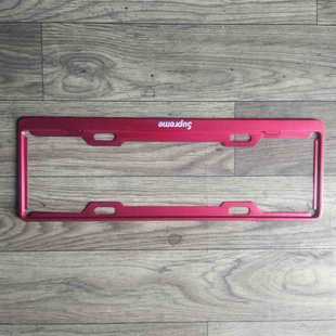New energy license plate frame aluminum alloy license plate frame team advertising license plate frame US standard Amazon 4s brand