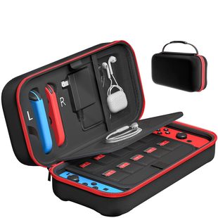 Suitable for Nintendo Switch Oled storage bag handle charger cassette multifunctional storage box eva hard bag