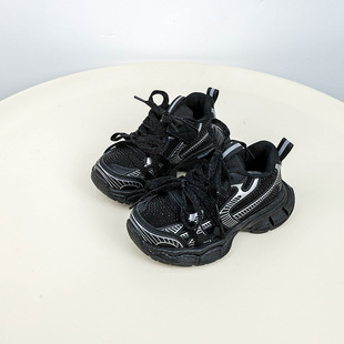 Spring 2025 New Fashion Girls Mesh Breathable sneaker Korean Boys' Torre Shoes Big Boy Running Shoes