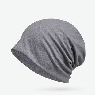 Pullover cap ultra-thin confinement cap summer thin nightcap migraines windproof elderly hat pile cap pure cotton