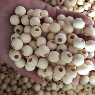 20mm Lotus Wood wood beads 10mm large hole Lotus Wood handmade beads bulk Hemu round beads dIy jewelry accessories