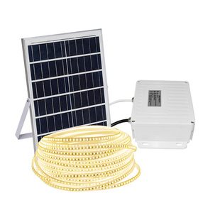 Solar light with outdoor waterproof super bright camping lantern balcony railing courtyard garden lighting line light bar