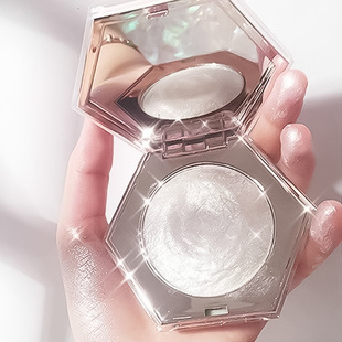 Diamond High Glow Face Brightening Glitter Fine Glitter Mermaid Mashed Potato Delicate Silkworm Lying Blush One-piece Plate for Women