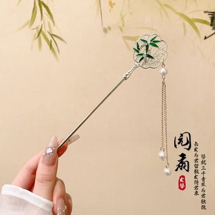 Children's Magnolia Hairpin 2025 New Antique Hair Hairpin Cheongsam Walking Girls' Hanfu Headwear