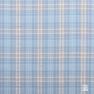Cotton Yarn-dyed Color Plaid Spring and Summer New Dress Light Transparent Sunscreen Shirt Home Textile Decorative Fabric