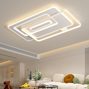 Atmospheric living room main lamp dining room study bedroom lamp modern simple Nordic led ceiling lamp whole house package lamp
