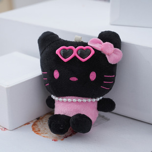Cartoon KT cat doll Little Red Book same plush doll girl gift bag accessories pendant grab machine doll