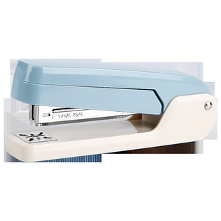 Rotatable stapler for primary and secondary school students, middle-seam thickened stapler, office universal stapler