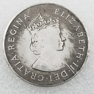 Antique Crafts 1959 UK Elizabeth Silver Dollar Wholesale #021
