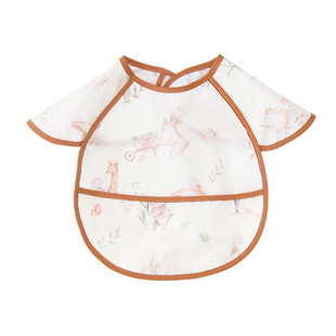 Children's overcoat spring, summer, autumn and winter overcoat men and women baby eating bib waterproof rice bib oil-proof baby reverse dressing
