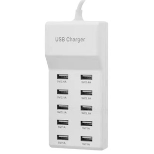 10-port fast multi-port USB charger usb-C suitable for Android Apple mobile phone fast charging multi-hole plug