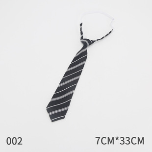 New spot oblique stripes lazy tie men's and women's jk College Style fashion easy to pull tie manufacturers wholesale