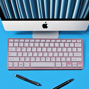For Apple Mobile Phone Tablet Three-mode Rechargeable Mini Scissor Foot Mute Bluetooth Wireless Keyboard and Mouse Set