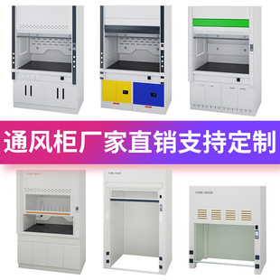 Customized Laboratory Ventilation Inverter System Walk-In Fume Hood Table Corrosion-Resistant Exhaust Cabinet All-Steel Fume Hood