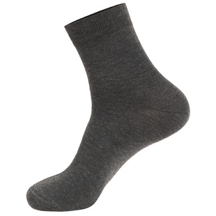 Plus size socks men's mid-barrel four-season thick strong durable formal leather shoes socks labor protection work socks 43-47 size
