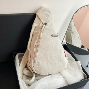 Chest Bag Women's Chest Bag Men's and Women's Crossbody Bag Girl's Casual All-match New Sports Style Waist Bag Cross-border New Chest Bag