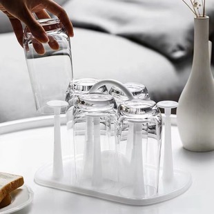 Japanese imported water cup holder upside down draining rack glass cup coffee cup holder creative mug storage rack