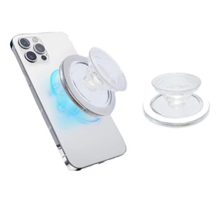 Magnetic suction airbag bracket Douyin same super strong magnetic bracket folding transparent bracket Net red bracket