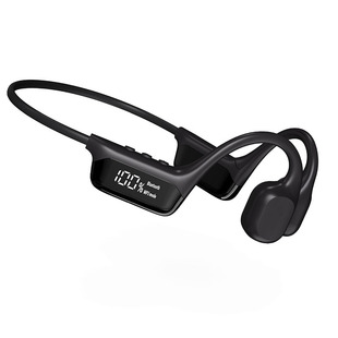 Новый стиль костной проводимости Bluetooth-гарнитура X19 бег спорт без ушей висячие уши безболезненный высокий звук истинной костной проводимости