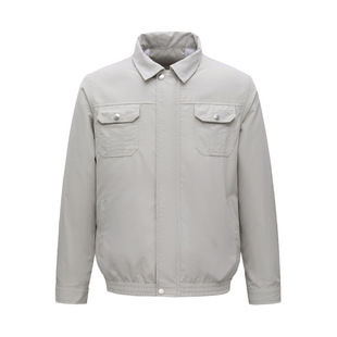 Summer cooling four-hole air conditioning clothing with fan clothing for middle-aged outdoor construction site heatstroke prevention and refrigeration work clothing for men