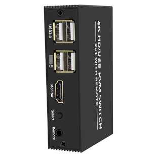 4K USB HDMI KVM переключатель HD переключатель с USB клавиатура и мышь обмена переключения управления рабочего стола