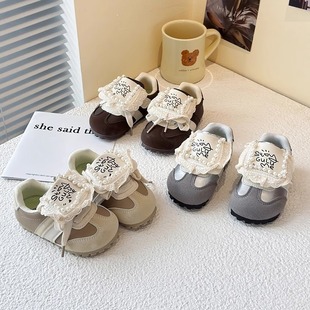 Girls' Shoes Spring 2025 New Boys' sneaker Flip Dexun Shoes Girl's Soft Sole Fashion Casual Shoes