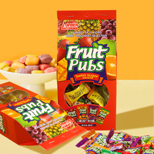 Yilifa fruit super soft candy paper boxed fruit candy knot wedding candy fruit Spring Festival gift box candy wholesale