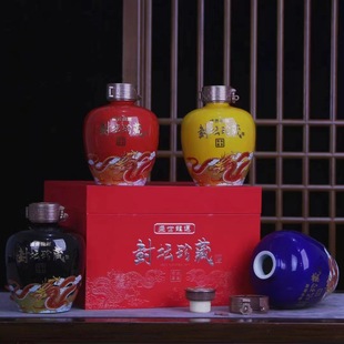 Jingdezhen Ceramic Wine Bottle 1.8kg Catties 5kg Empty Wine Bottle Sealed Shengshi Fengtan Collection Home Gift