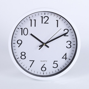 Wholesale 10 12 14-inch wall-mounted study clock bedroom mute movement wall clock simple wall clock