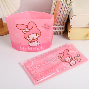 Оригинальный авторизованный автомобильный мешок для мусора Sanrio, одноразовый стол с клейким многофункциональным мешком для мусора, чистящий мешок
