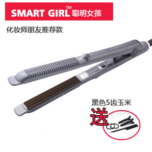Narrow Straightener Corn Ironing Roll Straight Dual-purpose Splint Bangs Fluffy Straight Hair Comb Makeup Artist Cross-border