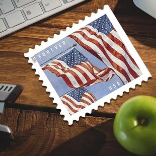 New U.S. Flag Forever Stamps American Flag sticker Independence Day Flag Stamp Sticker