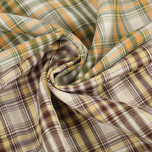 in stock New 158gTR Plaid Fabric Spring and Summer Women's JK Uniform dress Trousers Bag Shoes Fabric