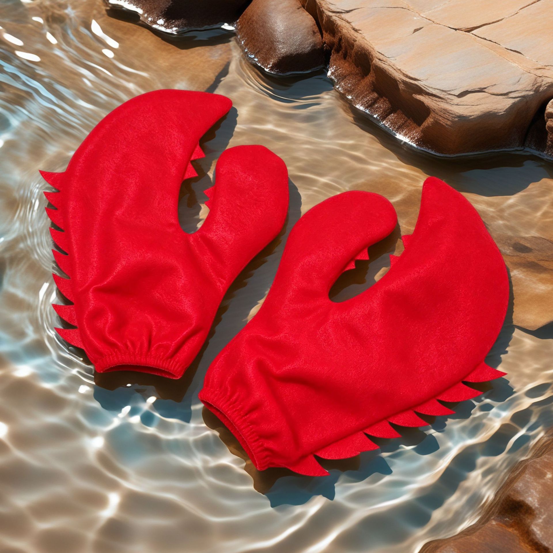 Cross-Border Fun and Quirky Crab Claw Cartoon Gloves Cosplay Role-Playing Halloween Stage Photo Accessories