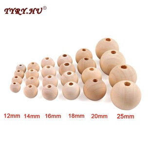 Wholesale 6-50mm wood beads multi-specification handmade beaded material Mao PI lotus wood DIY car seat cushion