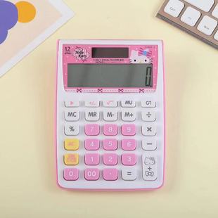 Cute Hello Kitty Cartoon Calculator Multifunctional Mini Version Creative Student Portable Computer