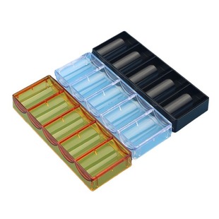 5 transparent chip rack storage box tray can hold 40x 3.3mm chips 100 pieces