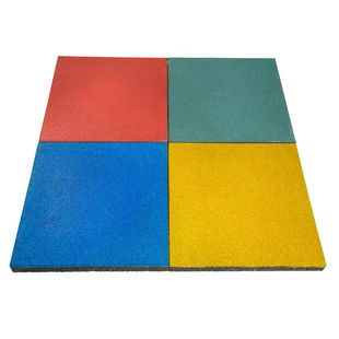 Rubber Floor Thickened Gym Rubber Mat Outdoor Floor Runway School Playground Kindergarten Anti-skid Poly Reduction