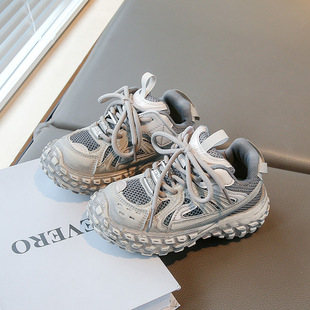 Children's sneaker 2025 Summer New Boys' Tire Shoes Outdoor Single Net Casual Shoes Girls' Torre Shoes