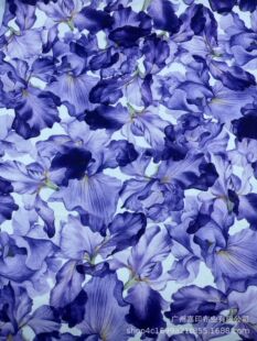Milk Silk Printed Fabric Butterfly Flower Pattern Digital Printed Stretch Knitted Fabric Dancing Clothes dress Fabric