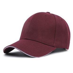 Promotional Printing Embroidery logo Sandwich Polyester Cotton Baseball Cap Sun Protection Panel Hat Cap