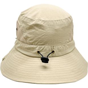 Hat Men's Summer Outdoor Mountaineering Hat Men's Sunshade Fisherman's Hat Big Hat Brim Sunscreen Hat UV Protection Sun Hat Men