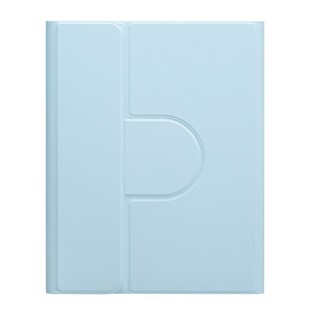 Suitable for Apple Air4/5 Protective Case with Pen Slot Magnetic 720 Rotating iPad Acrylic Rotating Keyboard Leather Case