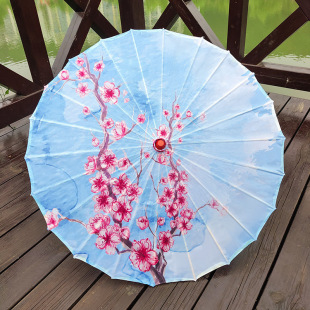 Antique Umbrella Oil Paper Umbrella Hanfu Women's Outdoor Decorative Umbrella Light Antique Dance Umbrella Ceiling Decorative Umbrella Classical Chinese Style